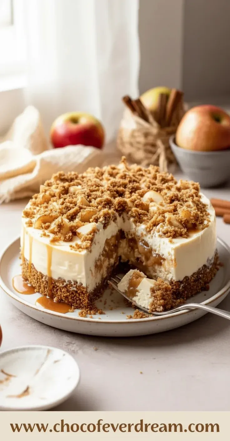 Apple Crumble Cheesecake Recipe