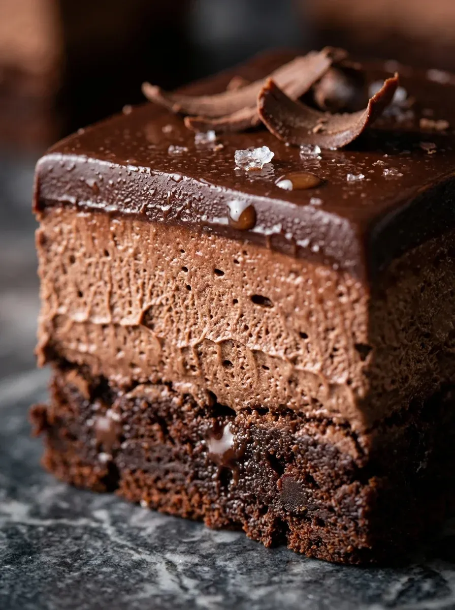 Chocolate Mousse Brownies – Creamy Decadent Dessert