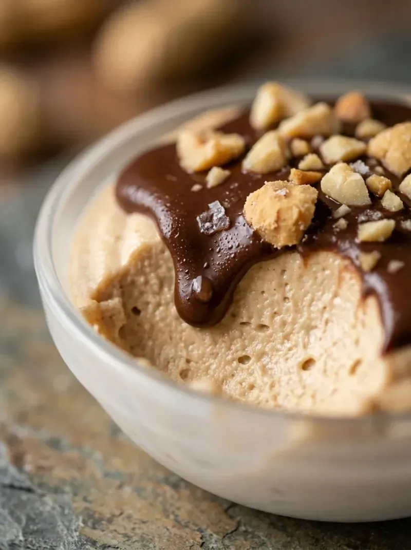 Cottage Cheese Peanut Butter Mousse