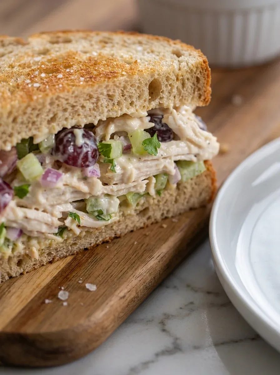 Creamy Chicken Salad Sandwich
