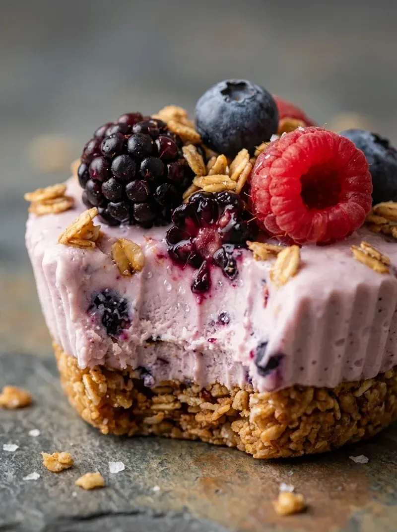 Frozen Yogurt Granola Cups – Easy Sweet Treat