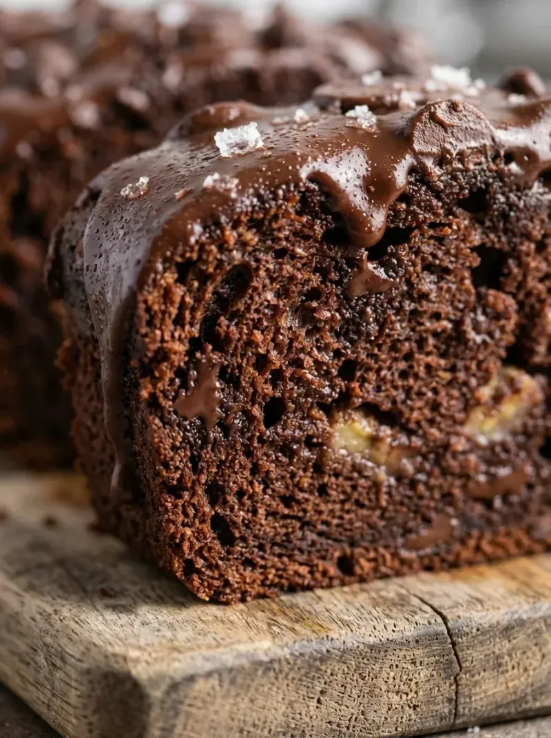 High Protein Chocolate Banana Bread