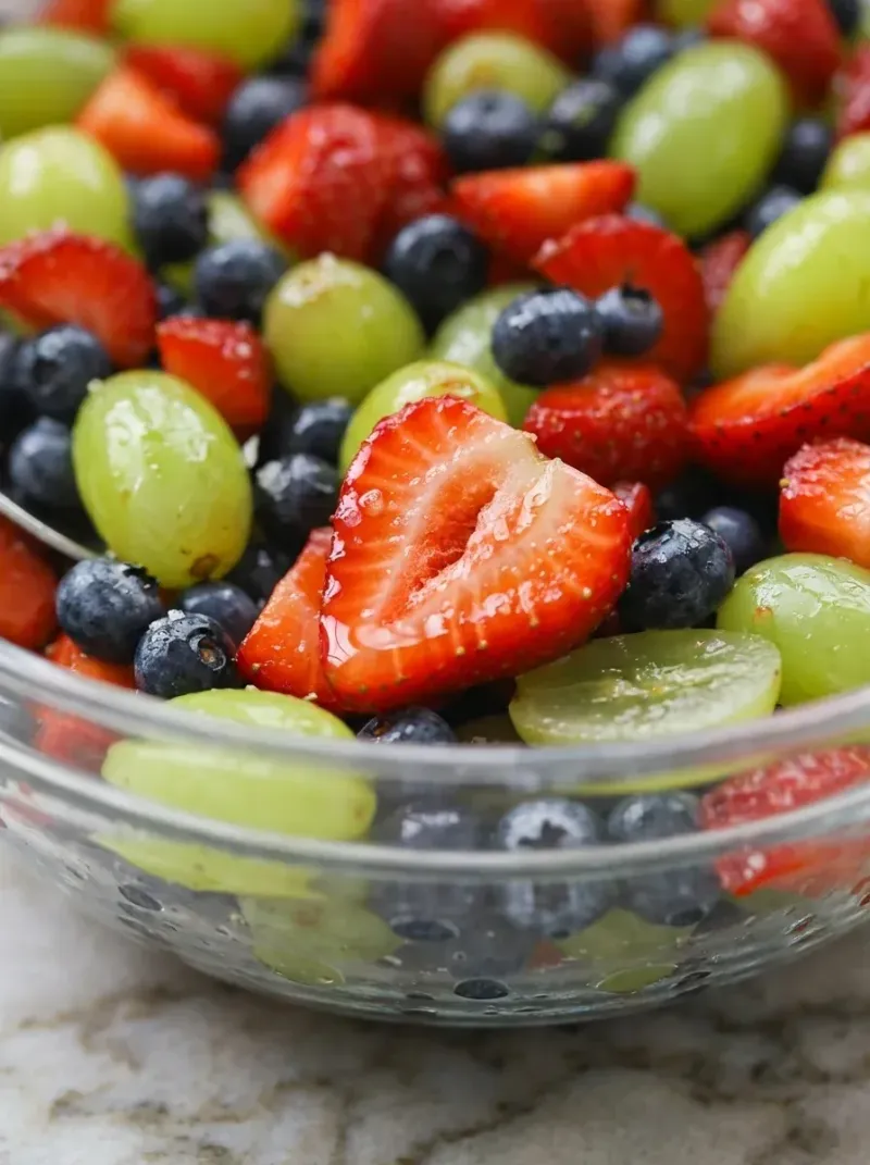 Honey Lime Fruit Salad - Easy Paleo Recipe