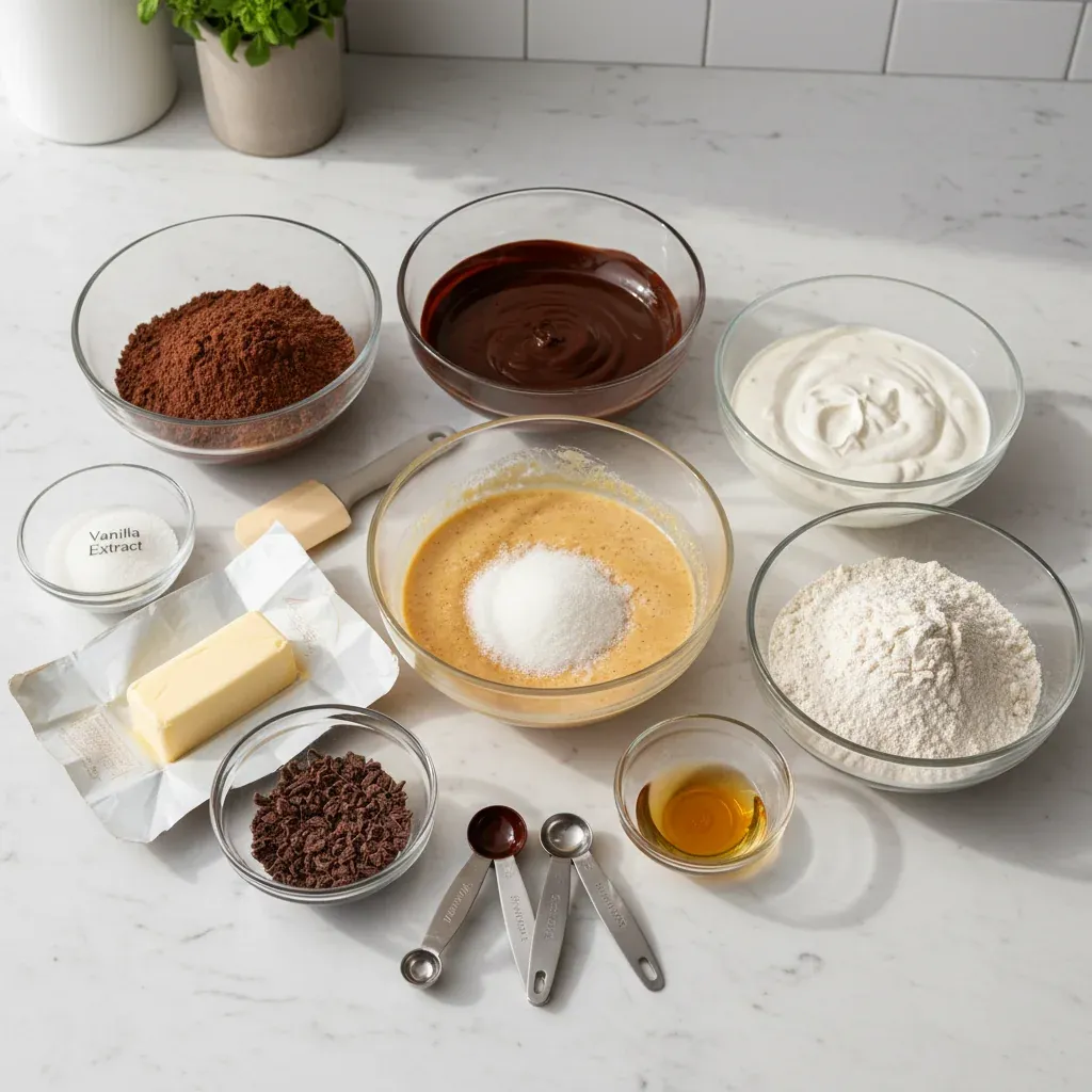 Layered Chocolate Mousse Brownies – photo