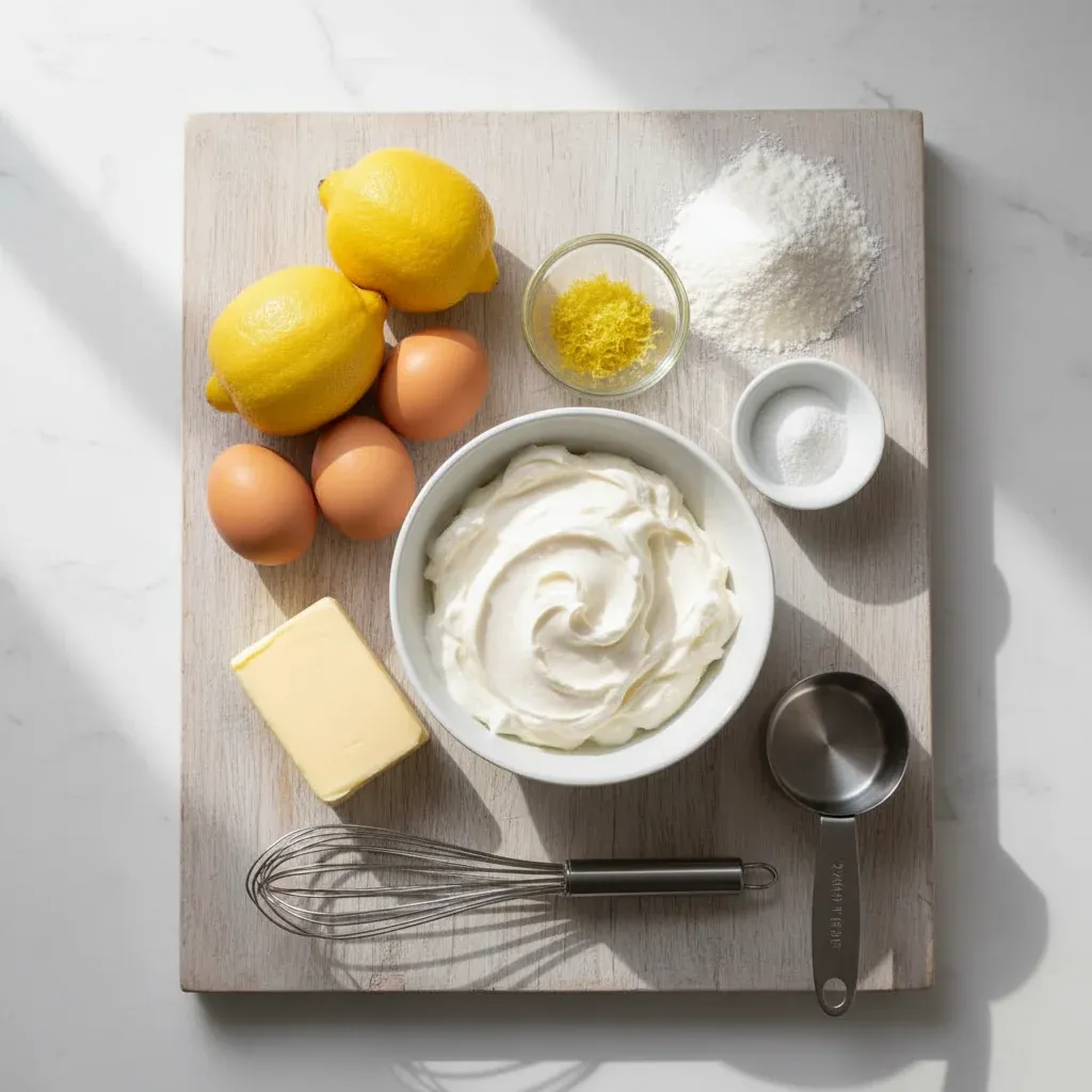 Lemon Creme Fraiche Cake – Moist Dessert – photo