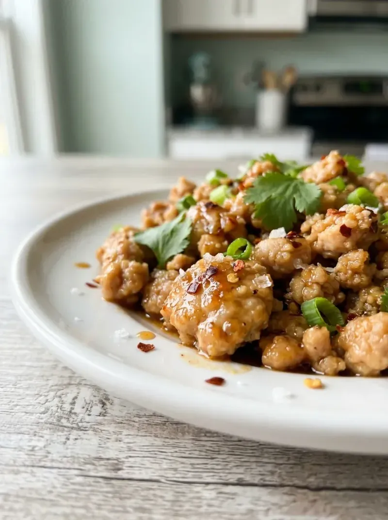 Low Carb Firecracker Ground Chicken