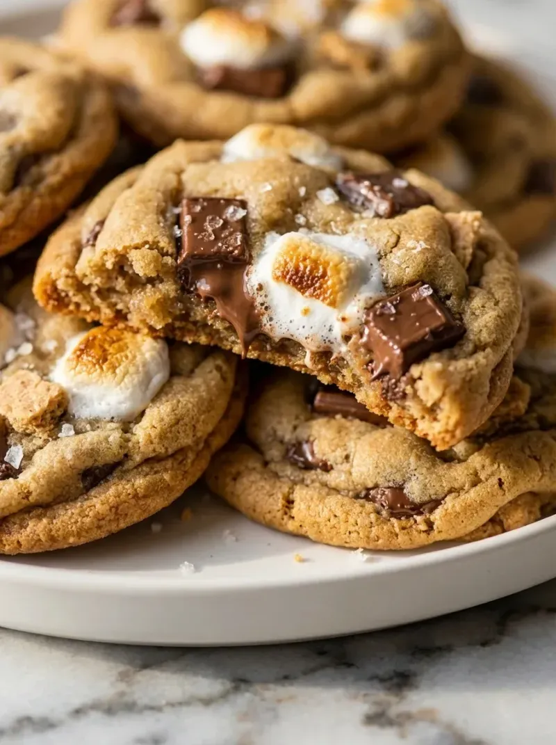 Smores Cookies – Soft & Chewy