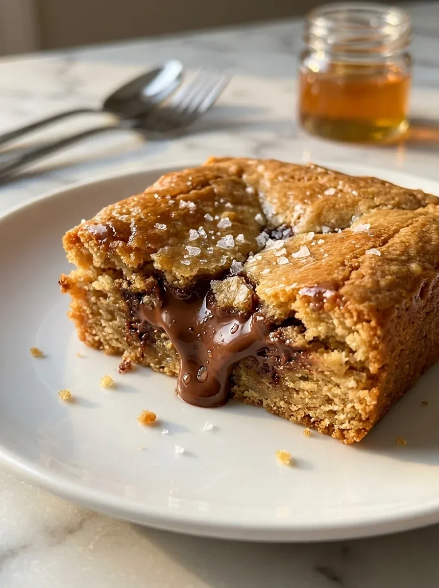 Soft and Gooey Protein Blondies