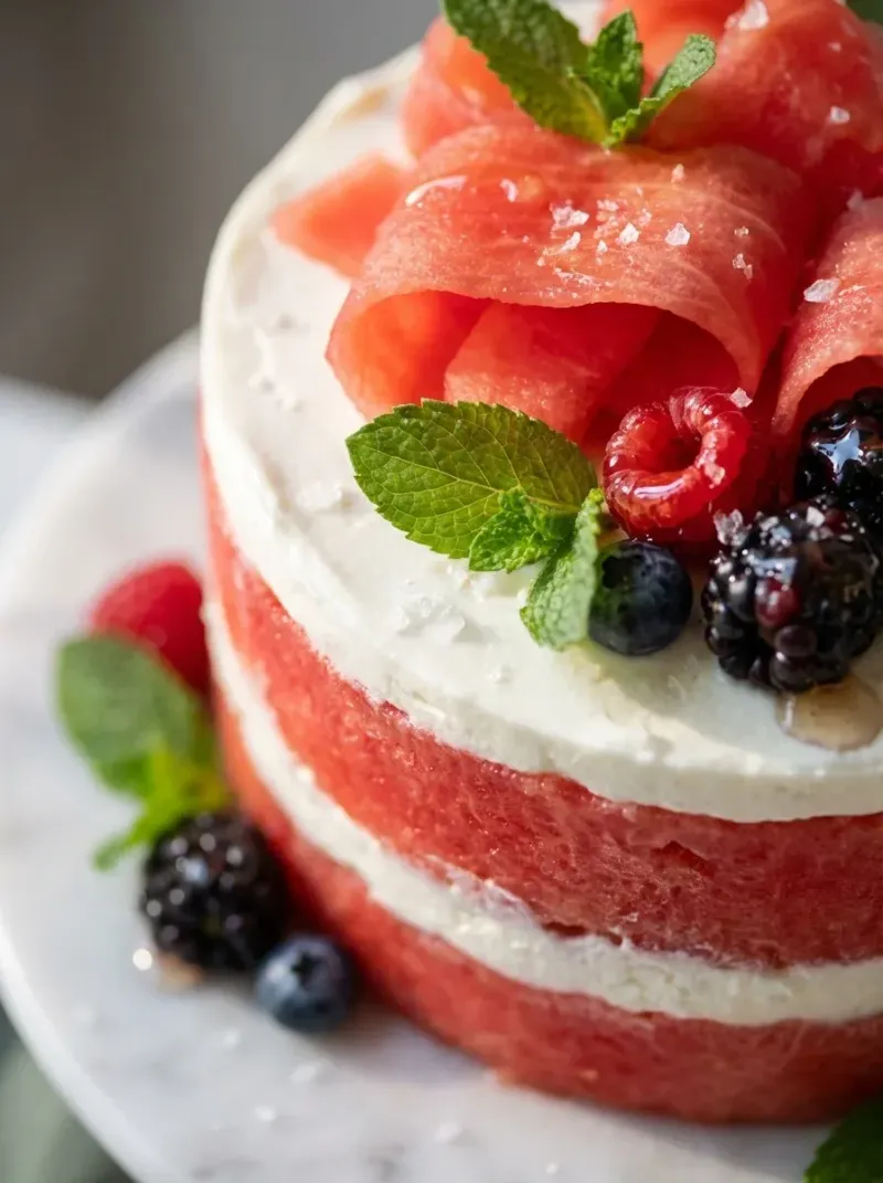 Watermelon Cake – Refreshing Summer Dessert